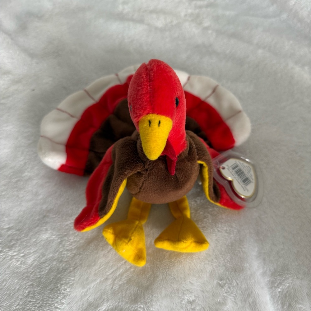 TY Plush Turkey Toy Gobbles